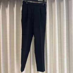【お値下中】YORI/ダブルクロスパンツ/新品/38/ブラックのサムネイル