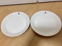 【未使用】イッタラ ティーマ プレート 17㎝ ホワイト 2枚セット