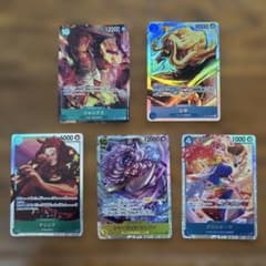 ワンピース　世界最強の戦士　SR 5枚セット　パラレル　シャンクスのサムネイル