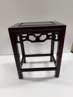 L538」長期保管品 唐木 高卓 花台 盆栽台 飾り台 茶道具 - メルカリ