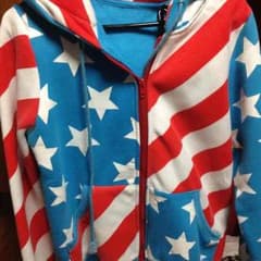 アメリカ国旗柄パーカーのサムネイル