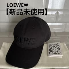 新品】ロエベ キャップ 黒 キャンバス LOEWE レディース Sサイズ 