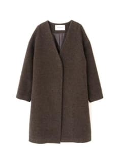 NATURAL BEAUTY BASICカシミヤブレンドライトカラーコートのサムネイル