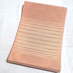 A 夏物 横縞模様 太鼓 正絹 薄物 絽 紗 松葉仕立て名古屋帯 - メルカリ