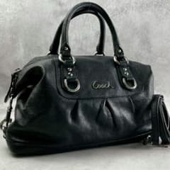 vintage coach old archive 黒 アシュレイ ホーボー 極美品 vintage coach archive y2k アシュレイ ボストン - メルカリ