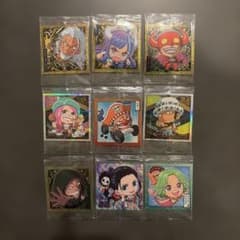 ONE PIECE ウエハースシール 9枚セットのサムネイル