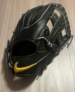 ⭐️美品　5回使用のみNIKE VAPOR READY gr 軟式 外野手大人 新品未使用】NIKE VAPOR READY Gr ナイキ 野球 グローブ 黒 - メルカリ