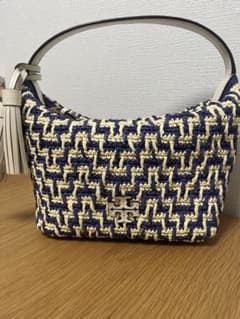 Tory Burch ハンドバッグ ストロー素材 タッセル付き - メルカリ