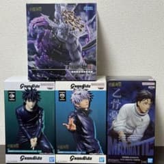 呪術廻戦 フィギュア プライズ 五条悟•伏黒恵 •乙骨憂太•魔虚羅 4体