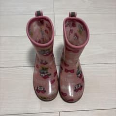 まい様専用　子供用 ミニーちゃん長靴 レインシューズのサムネイル