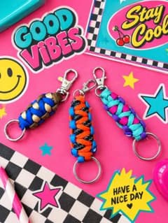 パラコード キーホルダー 3点セットのサムネイル