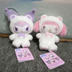 サンリオキャラクターズ チェックベアちょいデカマスコット 2体セット