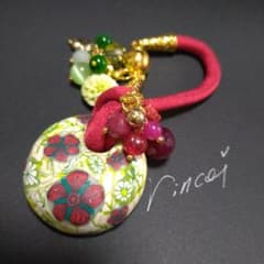 【彩あそび～夏衣】ポリマークレイ・バッグチャームのサムネイル