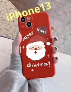 iPhone13ケース新品　スマホケース新品 クリスマス  サンタ2点セットのサムネイル
