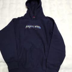 18SS Supreme Mark Gonzales 刺繍ロゴ グレー パーカーのサムネイル