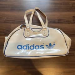 adidas ボストンバッグ 70〜80年代 エナメル - メルカリ