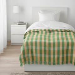 廃盤　IKEA FRODD 綿100% ブランケット　グリーン　130x180 廃盤 IKEA FRODD 綿100% ブランケット グリーン 130x180 - メルカリ