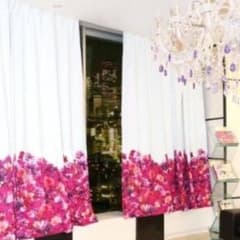 Rady houseline カーテン 新品リゾフラホワイト100✖️135センチのサムネイル