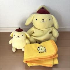 希少　ポムポムプリン　ぬいぐるみ　ブランケット　サンヨー　平成レトロ　サンヨー 希少 ポムポムプリン ぬいぐるみ ブランケット サンヨー 平成レトロ