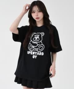 OY neonsign Dolly tee ネオンサイン Tシャツ 黒のサムネイル