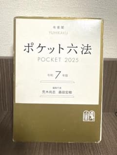 ポケット六法 令和7年版 2025 有斐閣のサムネイル
