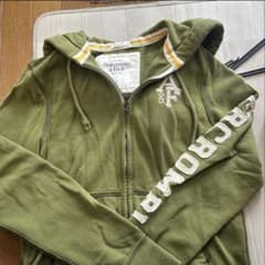 Abercrombie & Fitch オリーブグリーン パーカーのサムネイル