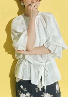 高山都× studioClipコットンボイル刺繍ブラウスのサムネイル
