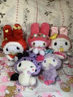 【新品】マイメロディ　ぬいぐるみ　セットのサムネイル