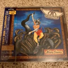 AEROSMITH 貴重 初回ジャケット エアロスミス/ナイン・ライヴズ 帯付き