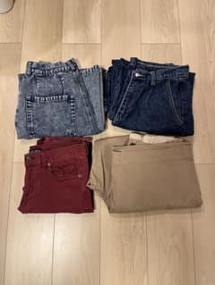 古着メンズ服まとめ売り ズボン4点セットのサムネイル