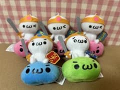 平成レトロ 顔文字 カオモジナイト マスコット 5個セット - メルカリ