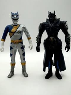 百獣戦隊ガオレンジャー ガオシルバー 狼鬼 ソフビ フィギュア