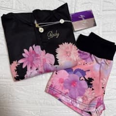 新品】ちびRady♡トロピカルフラワー柄スムースセットアップ♡ - メルカリ