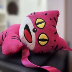 김비스 타베코 도부츠 고양이 봉제 인형 미니 가방 어린이 가방