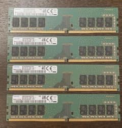 Samsung DDR4 8GB×4枚32GBデスクトップ PC4-2666V - メルカリ