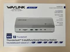 ほぼ未使用】WAVLINK Thunderbolt 5 ドッキングステーション - メルカリ
