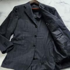 最高級✨キートン スーツ BEAMS 別注 ストライプ カシミヤ素材 ネイビー 最高級✨キートン スーツ BEAMS 別注 ストライプ カシミヤ素材