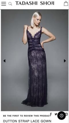 ほぼ新品♡TADASHI SHOJI レースドレス - メルカリ