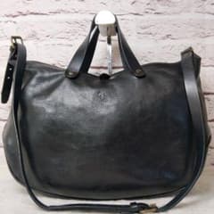 チーバ✨VOLANATO 本革 レザー 舟形 A4可 2way ショルダーバッグ 