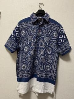 【国内正規品】エトロ ペイズリー柄 ポロシャツ 白 マルチカラー イタリア製 M ETRO/エトロ_Men通販 | ペイズリープリント コットン シャツ【送料無料
