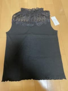 レトロガール　トップス　黒のサムネイル