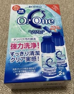 ROHTO C3 O2 One ハードコンタクト洗浄保存液 120ml×2本のサムネイル