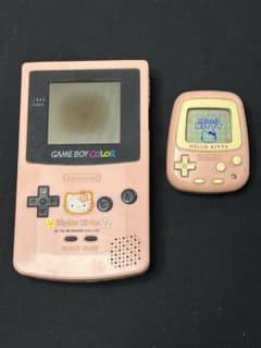 【任天堂】ゲームボーイカラー　ハローキティver. ポケットハローキティ付のサムネイル