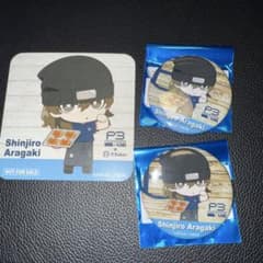 ペルソナ3 アールベイカー 荒垣真次郎 缶バッジ コースター特典 - メルカリ
