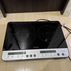 アイリスオーヤマ　2口IHコンロ　IRIS IHK-W12-Bのサムネイル