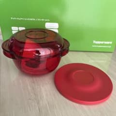 c*e様 Tupperware 赤 タッパーウェーブ2000 丸型 小 - メルカリ