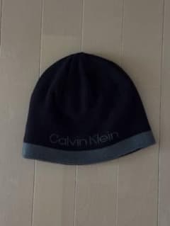 Calvin Klein ニット帽 ビーニー ブラックのサムネイル