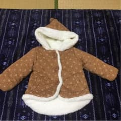 女の子 モコモコ あったか上着 90のサムネイル