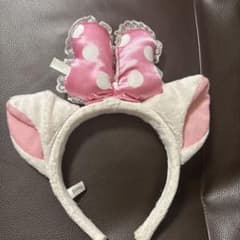 ディズニー カチューシャ マリーちゃん ピンクドットリボンのサムネイル