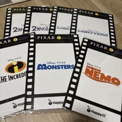 ピクサー映画 フィルム風デザイン 7冊セットのサムネイル